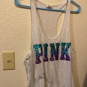 VS pink tank top